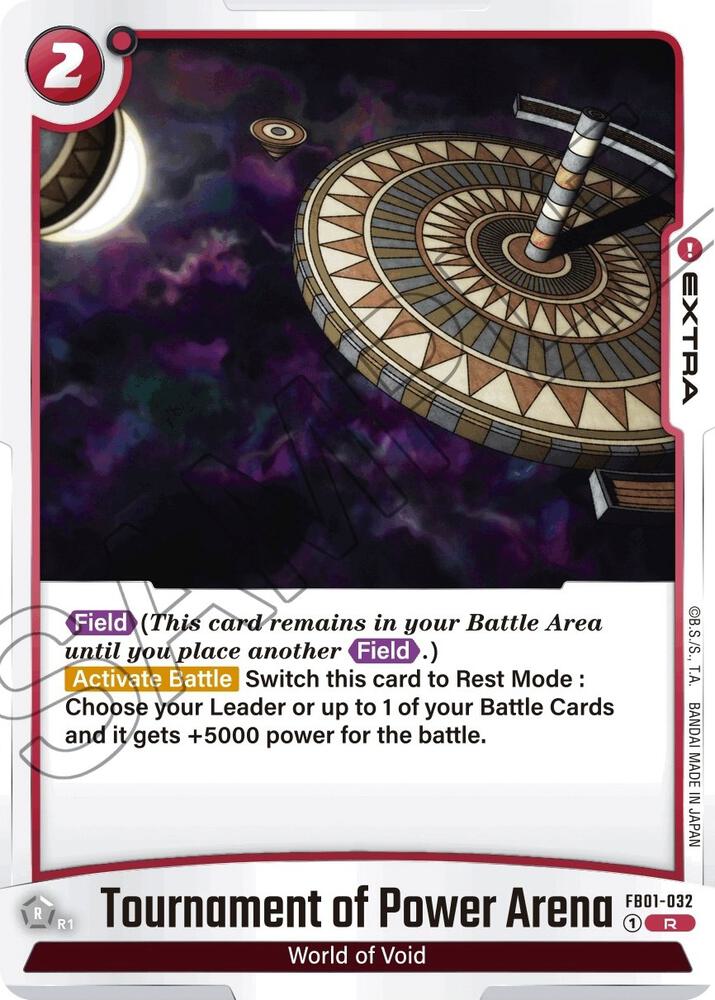 Tournament of Power Arena, Awakened Pulse FB01-032