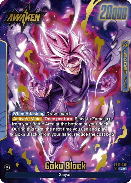 Goku Black - FB01-035 (Alternate Art), Awakened Pulse FB01-035
