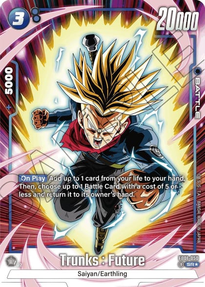 Trunks : Future - FB01-050 (Alternate Art), Awakened Pulse FB01-050