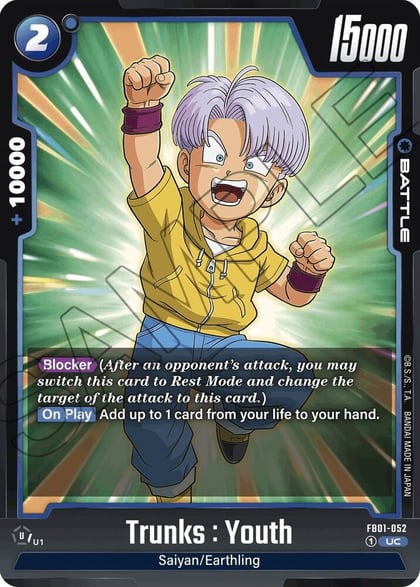 Trunks : Youth, Awakened Pulse FB01-052