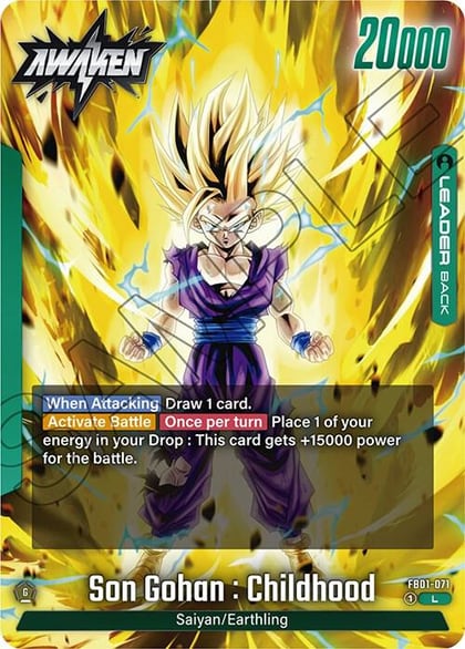 Son Gohan : Childhood - FB01-071, Awakened Pulse FB01-071