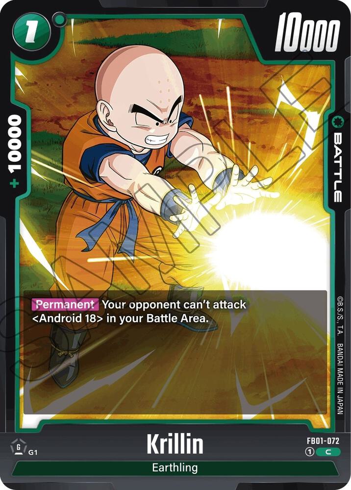 Krillin - FB01-072, Awakened Pulse FB01-072