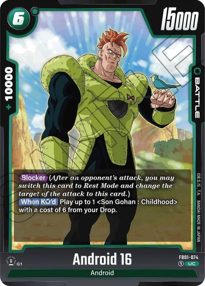 Android 16 - FB01-074, Awakened Pulse FB01-074
