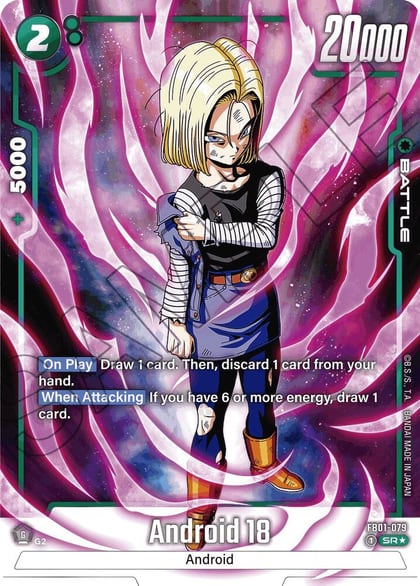Android 18 - FB01-079 (Alternate Art), Awakened Pulse FB01-079