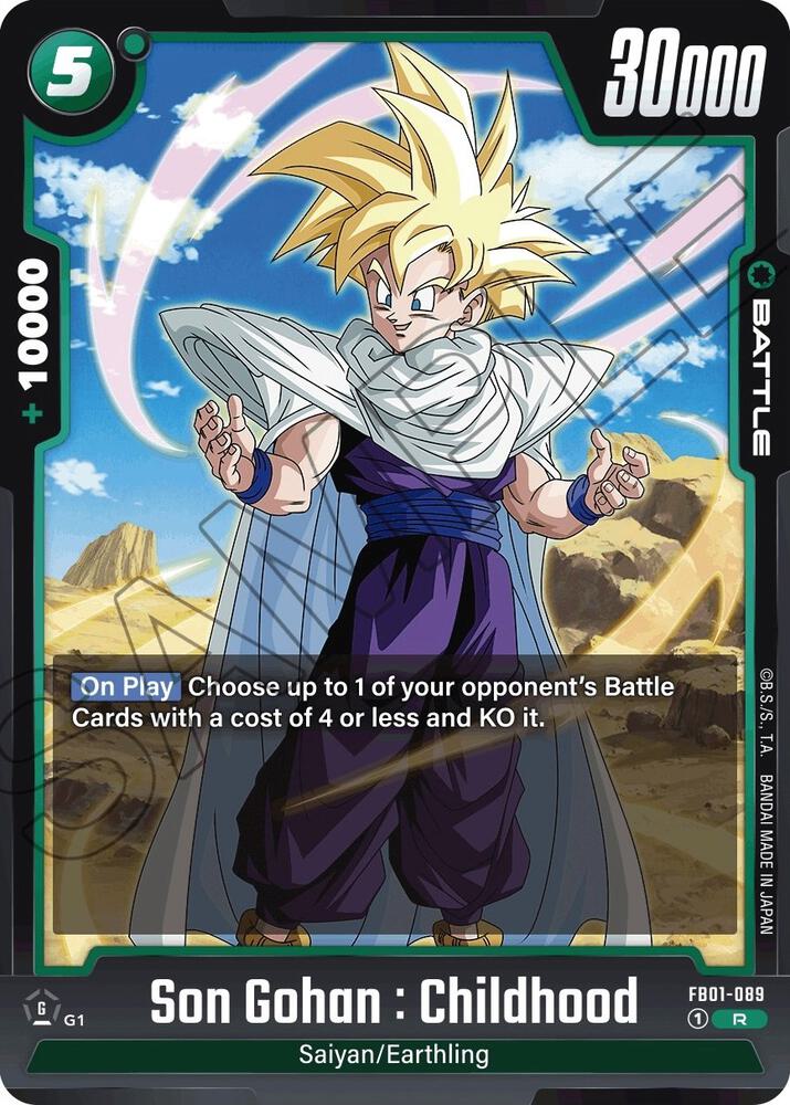 Son Gohan : Childhood - FB01-089, Awakened Pulse FB01-089