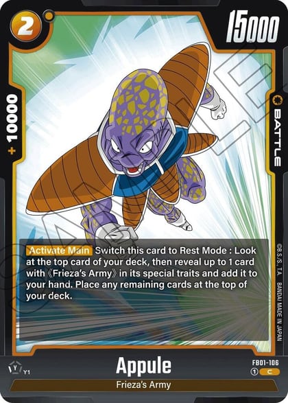 Appule, Awakened Pulse FB01-106