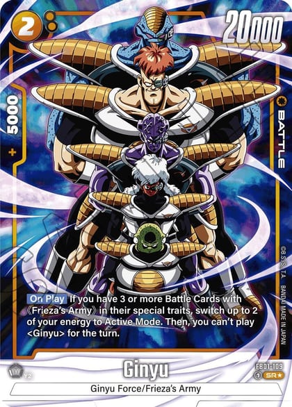 Ginyu - FB01-109 (Alternate Art), Awakened Pulse FB01-109