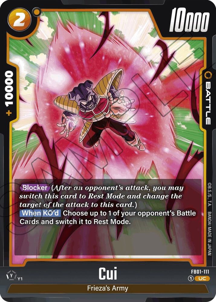 Cui, Awakened Pulse FB01-111