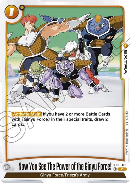 Now You See The Power of the Ginyu Force!, Awakened Pulse FB01-138