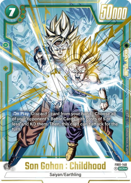 Son Gohan : Childhood - FB01-140 (Alternate Art), Awakened Pulse FB01-140