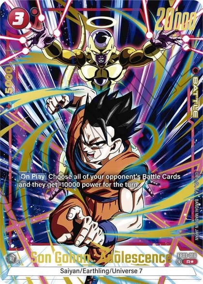 Son Gohan : Adolescence (Alternate Art), Awakened Pulse Alternate Art Reprints FB01-016