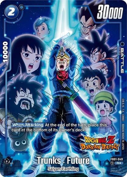 Trunks : Future - FB01-049 (Dragon Ball Z Dokkan Battle Alternate Art), Awakened Pulse Alternate Art Reprints FB01-049