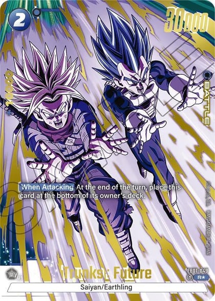 Trunks : Future - FB01-049 (Alternate Art), Awakened Pulse Alternate Art Reprints FB01-049