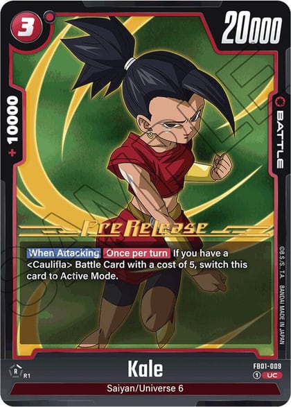 Kale, Awakened Pulse Pre-Release Cards FB01-009
