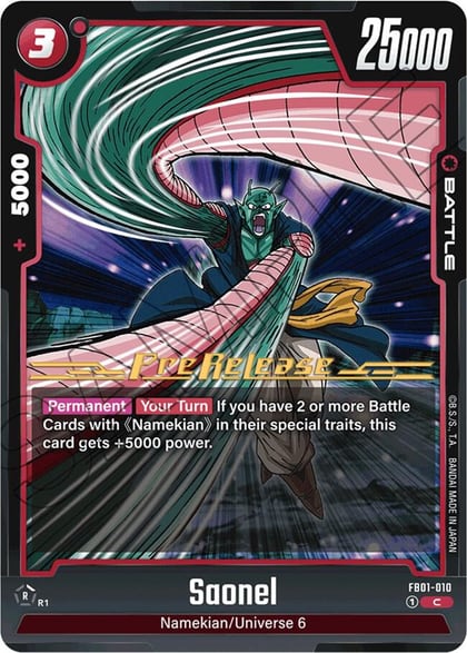 Saonel, Awakened Pulse Pre-Release Cards FB01-010