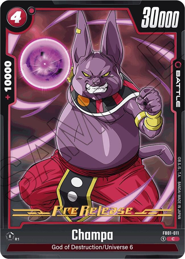 Champa, Awakened Pulse Pre-Release Cards FB01-011
