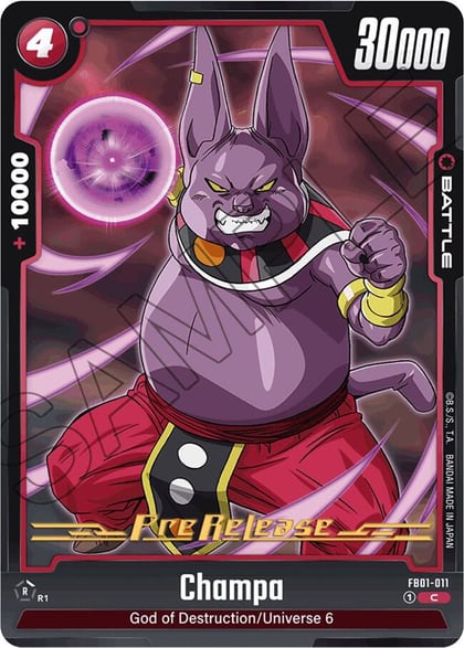 Champa, Awakened Pulse Pre-Release Cards FB01-011