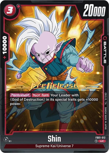 Shin, Awakened Pulse Pre-Release Cards FB01-012