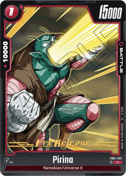Pirina, Awakened Pulse Pre-Release Cards FB01-022