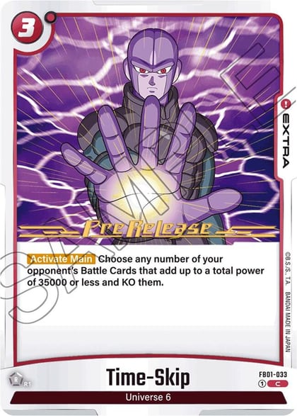 Time-Skip, Awakened Pulse Pre-Release Cards FB01-033
