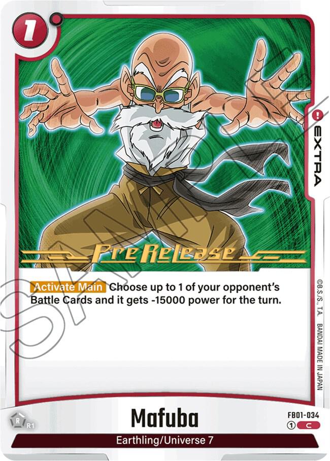 Mafuba, Awakened Pulse Pre-Release Cards FB01-034