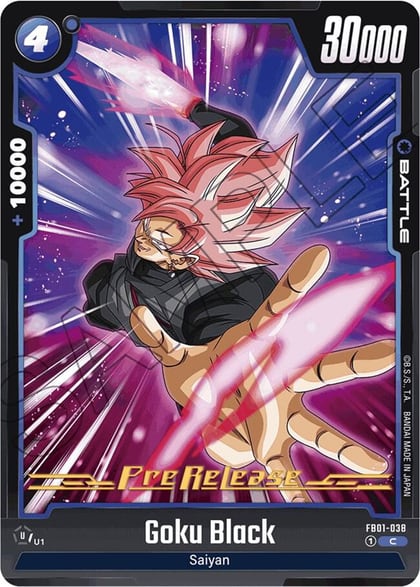 Goku Black - FB01-038, Awakened Pulse Pre-Release Cards FB01-038