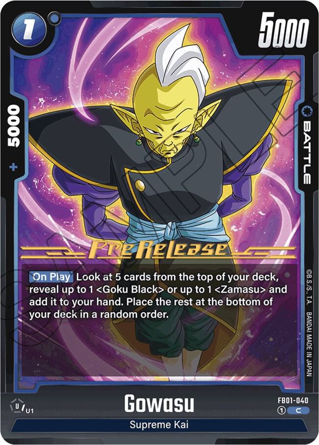 Gowasu - FB01-040, Awakened Pulse Pre-Release Cards FB01-040