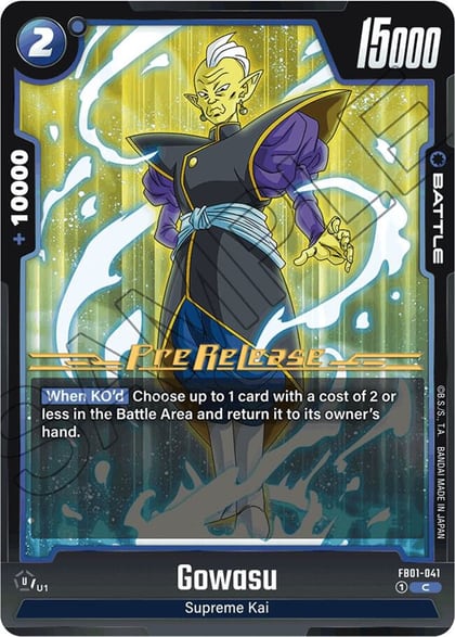 Gowasu - FB01-041, Awakened Pulse Pre-Release Cards FB01-041