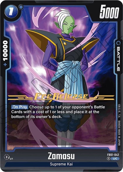 Zamasu - FB01-042, Awakened Pulse Pre-Release Cards FB01-042