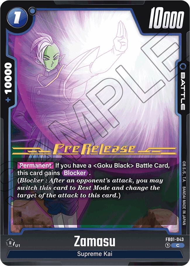 Zamasu - FB01-043, Awakened Pulse Pre-Release Cards FB01-043