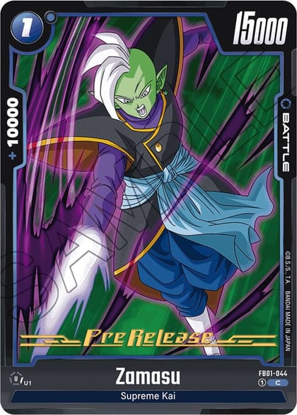 Zamasu - FB01-044, Awakened Pulse Pre-Release Cards FB01-044