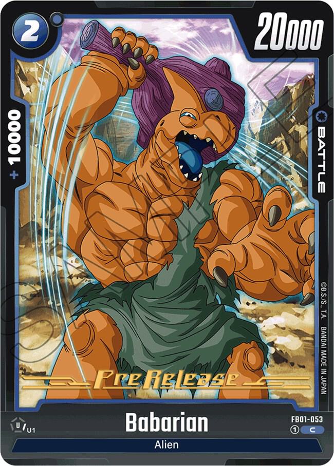 Babarian, Awakened Pulse Pre-Release Cards FB01-053