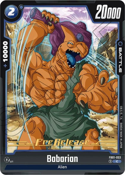 Babarian, Awakened Pulse Pre-Release Cards FB01-053