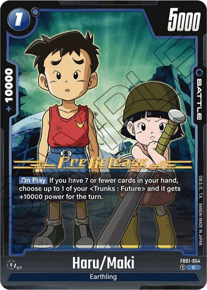 Haru/Maki, Awakened Pulse Pre-Release Cards FB01-054