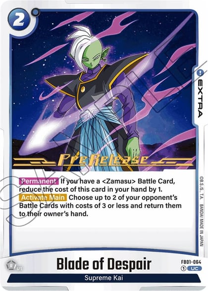 Blade of Despair, Awakened Pulse Pre-Release Cards FB01-064