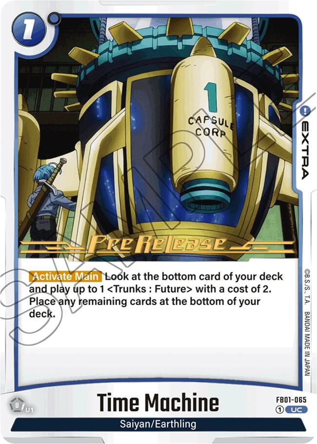 Time Machine, Awakened Pulse Pre-Release Cards FB01-065
