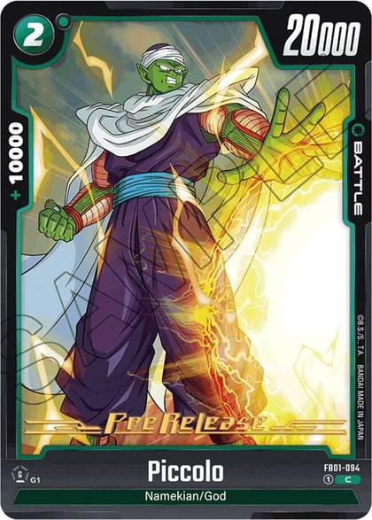 Piccolo - FB01-094, Awakened Pulse Pre-Release Cards FB01-094