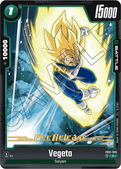 Vegeta - FB01-095, Awakened Pulse Pre-Release Cards FB01-095
