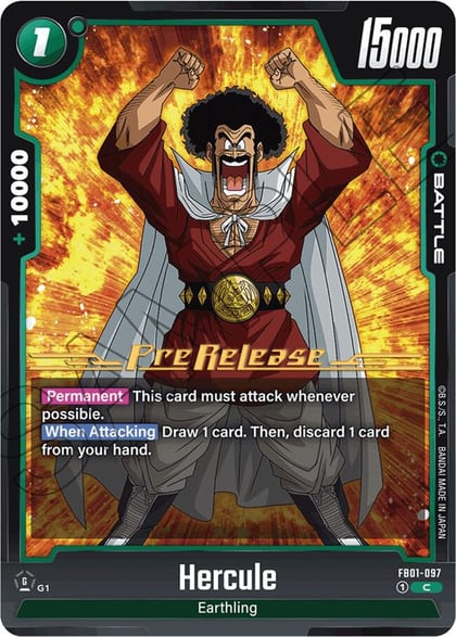 Hercule, Awakened Pulse Pre-Release Cards FB01-097