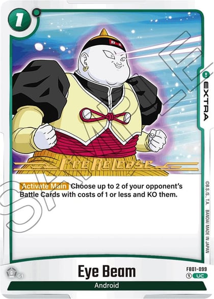 Eye Beam, Awakened Pulse Pre-Release Cards FB01-099