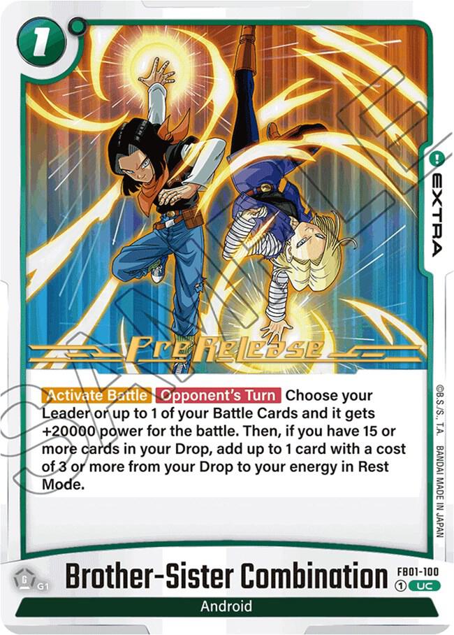Brother-Sister Combination, Awakened Pulse Pre-Release Cards FB01-100