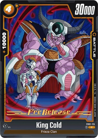 King Cold, Awakened Pulse Pre-Release Cards FB01-115