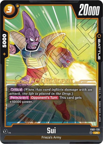 Sui, Awakened Pulse Pre-Release Cards FB01-120