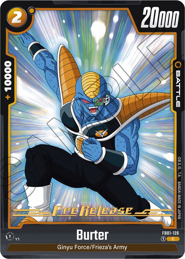 Burter, Awakened Pulse Pre-Release Cards FB01-126