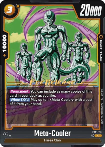Meta-Cooler, Awakened Pulse Pre-Release Cards FB01-131