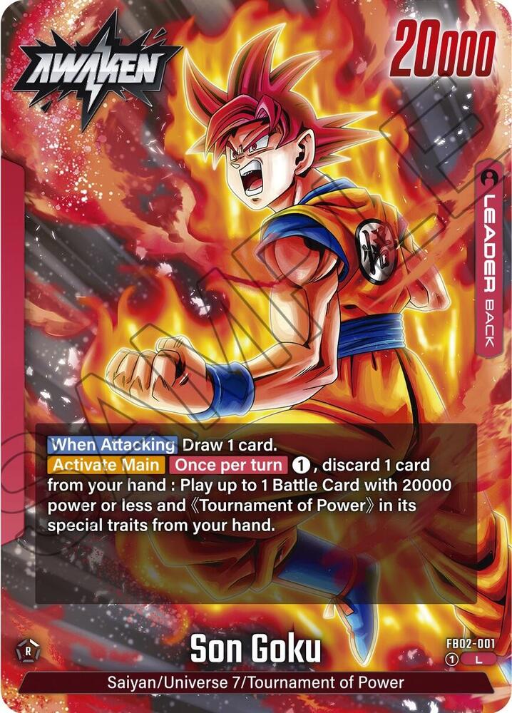 Son Goku - FB02-001, Blazing Aura FB02-001