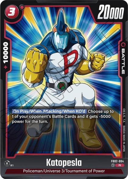 Katopesla, Blazing Aura FB02-004