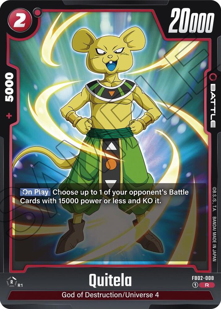 Quitela, Blazing Aura FB02-008