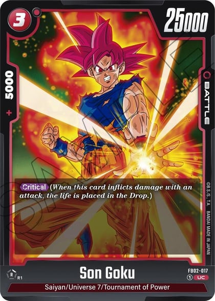 Son Goku - FB02-017, Blazing Aura FB02-017