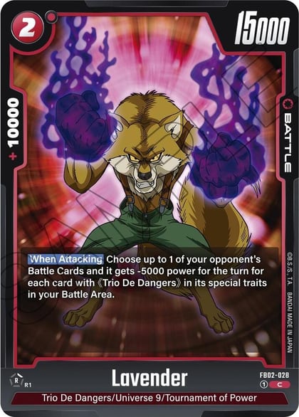 Lavender, Blazing Aura FB02-028